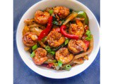 Super Quick Chili Garlic Shrimp Stir Fry (with Ling Ling Fried Rice)