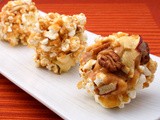 One For Miss Eva:  Buttery Toffee Apple Popcorn Balls