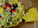 Time to Get Tropical ….Tropical Cauliflower Rice Salad