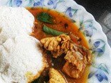 Chicken Kuzhambu - with Idli - Weekend Special Breakfast