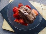 Black Pepper, Balsamic Strawberries with Chocolate Cream