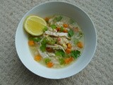 Chicken, Lemon and White Bean Soup (a video and a hug in a bowl)
