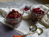 Dairy and Egg Free Chocolate Pomegranate Mousse
