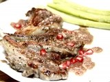 Lamb Chops with Pomegranate Dressing