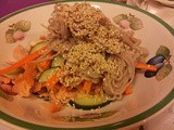 Smoked Salmon with Soba Noodles and Ponzu