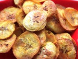 Healthy Baked Plantain Chips