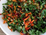 Kale Chopped Salad with Roots, Millet and Chickpeas