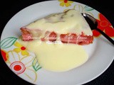Biscuit Pudding Milk Sauce / Puding Biscuit Saus Susu