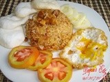 Fried Rice Dried Snakehead Fish / Nasi Goreng Ikan Asin Gabus