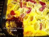 Fruits Caramel Pudding / Puding Caramel Buah