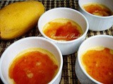 Mango Caramel Pudding / Puding Mangga Karamel