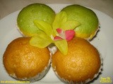 Steamed Sponge Cupcake / Bolu Kukus - Elly's Kitchen