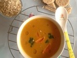 Carrot Soup with oats