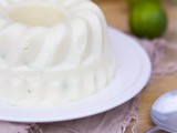 Braziliaanse kokos limoen pudding
