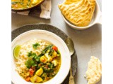 Milde gele curry met kabeljauw recept