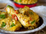 Milde witte kip curry recept
