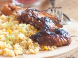 Recept couscous met pittige kip vleugels