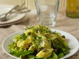 Snelle kruidige lauwe aardappelsalade recept