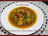 Prawn with Ridge Gourd Curry | Chingri Jhinge er Dalna | Bengali Recipe