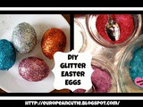 Diy Glitter Easter Eggs