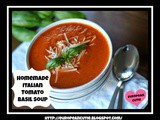 Homemade Italian Tomato Basil Soup