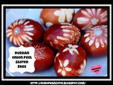 Russian Onion Peel Easter Eggs