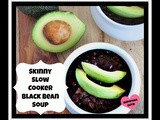 Skinny Slow Cooker Black Bean Soup