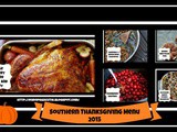 Southern Thanksgiving Menu 2015