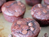 Chocolate chip fudge muffins
