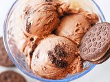 Chocolate peppermint cookie ice cream