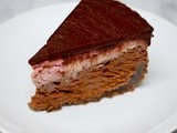 Chocolate raspberry cheesecake