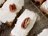 Dorie's pecan cake fingers with brown butter icing