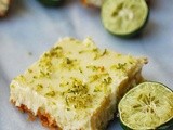 Key lime cheesecake bars