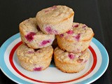 Oatmeal raspberry muffins