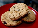 Peanut butter oatmeal chocolate chip cookies