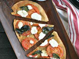 Fresh Tomato Pizza with Crushed Fennel and Goat Cheese