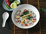 Tom Kha Soup with Shrimp