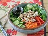 Vietnamese Herb Salad with Lemongrass Chicken
