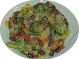 Beany Vegetables in Cheese Sauce