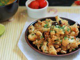 Cauliflower Poriyal recipe, How to make gobi poriyal (Step by Step, Video)