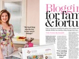On blogging and being featured in Woman and Home