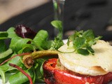 Roasted Peppers with Quinoa and Capricorn Goat’s Cheese