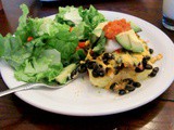 Black Bean & Polenta Casserole