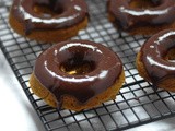 Gluten-Free Pumpkin Donuts with Chocolate Glaze