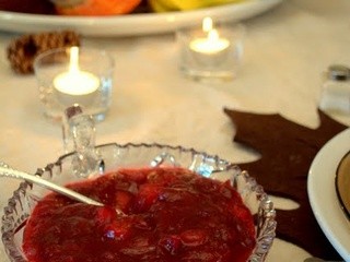 Spiced Cranberry Sauce with Apple & Orange