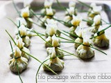 Filo Package with Chive Ribbon