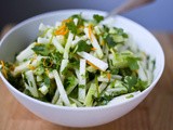 Kohlrabi Salad with Cilantro and Lime