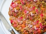Upside Down Rhubarb Cake (Gluten-free)