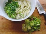 Cabbage and Leeks in Grainy Mustard Sauce