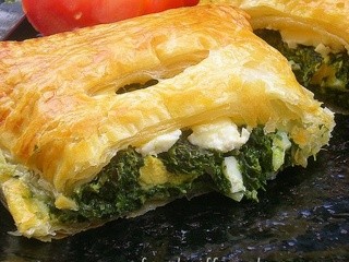 Puff Pastry – Spinach Pockets